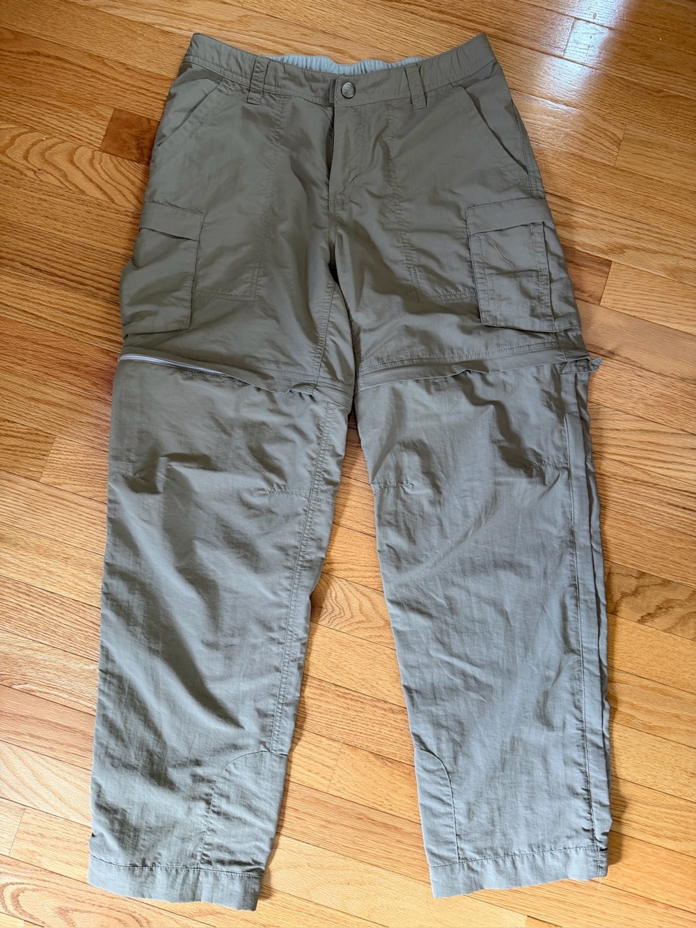 REI  Pants Sahara Convertible Hiking Pants 6 Petite khaki